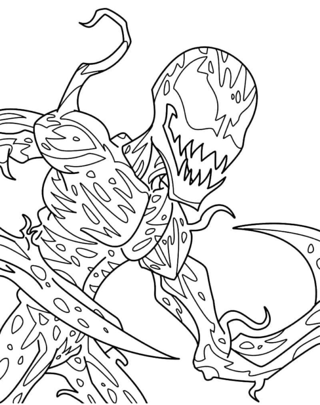 Carnage Coloring Pages Printable for Free Download