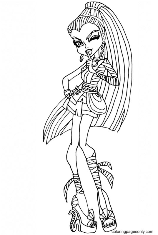 Monster High Coloring Pages Printable for Free Download