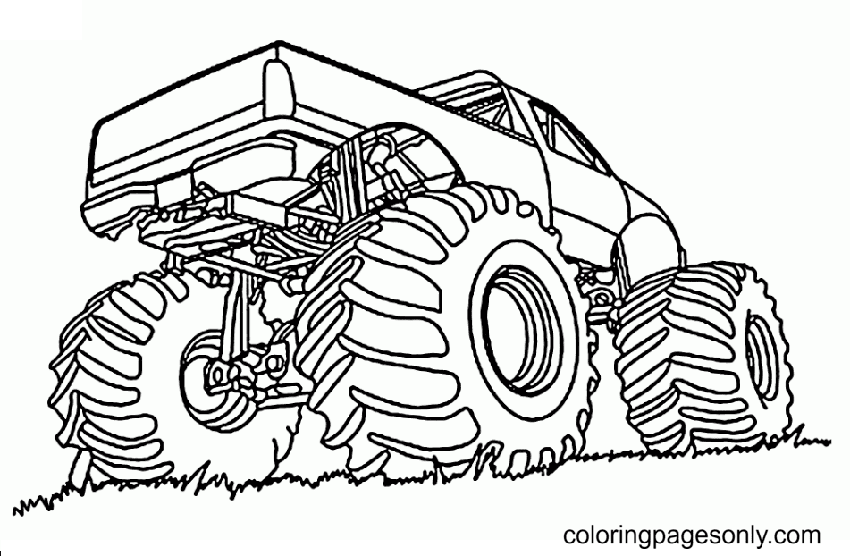 Monster Truck Coloring Pages Printable For Free Download