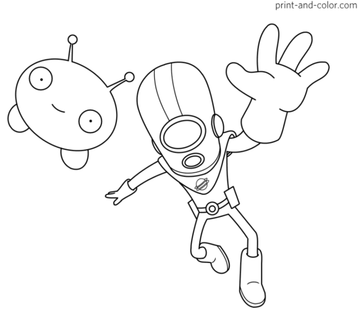 Final Space Coloring Pages Printable for Free Download