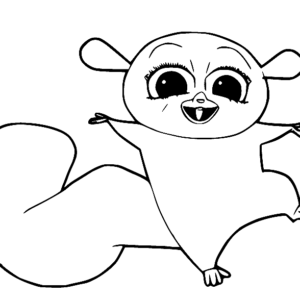 Madagascar 2 : moto moto coloring pages 