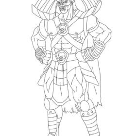 Mortal Kombat Coloring Pages Printable for Free Download