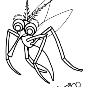 Mosquito Coloring Pages Printable for Free Download