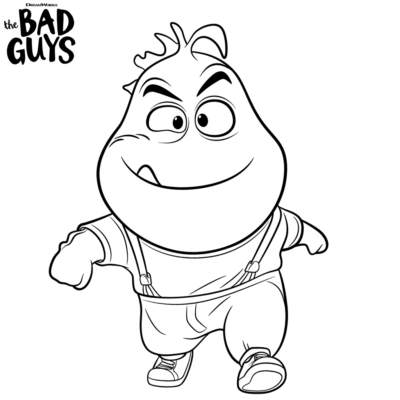 The Bad Guys Coloring Pages Printable for Free Download