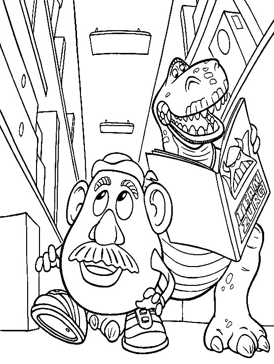Toy Story Coloring Pages Printable for Free Download