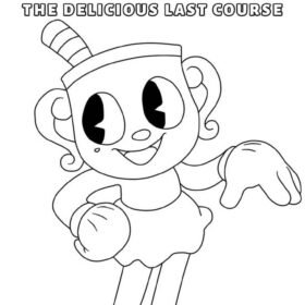 Cuphead Coloring Pages Printable for Free Download