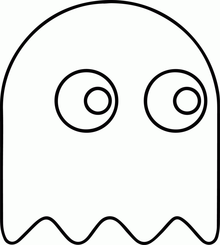 Pac Man Coloring Pages Printable for Free Download