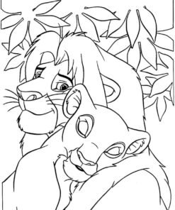 The Lion King Coloring Pages Printable for Free Download