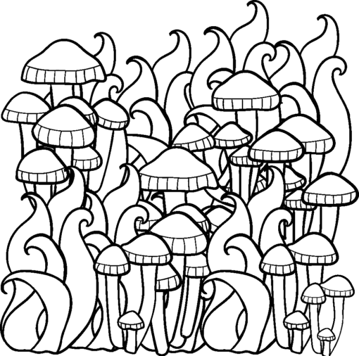 Mushroom Coloring Pages Printable for Free Download