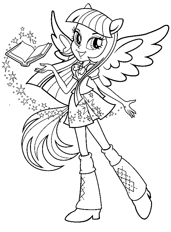 coloring pages of my little pony equestria girls sunset shimmer