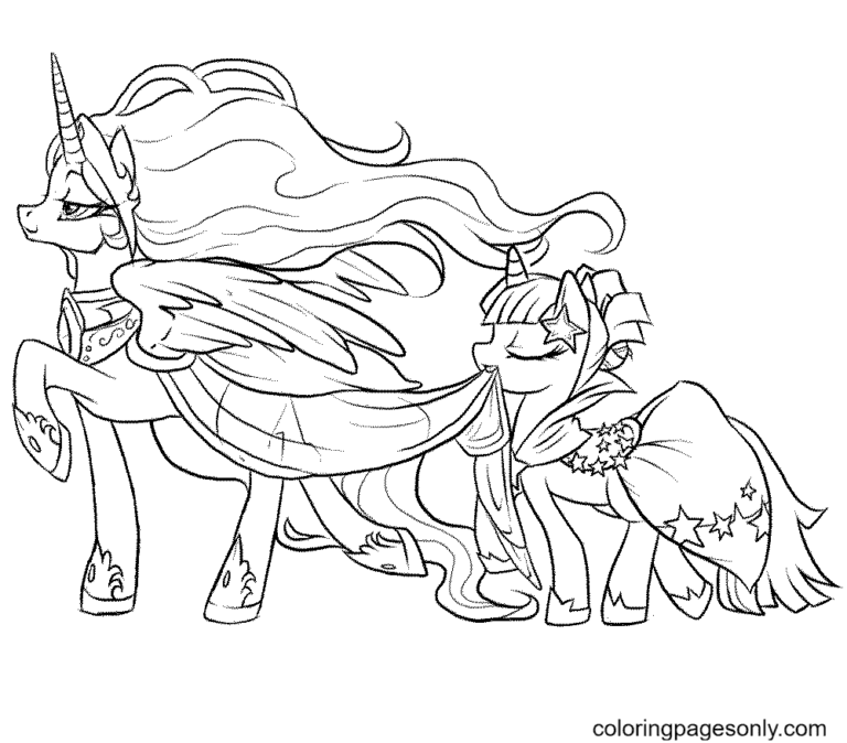 MLP Coloring Pages Printable for Free Download