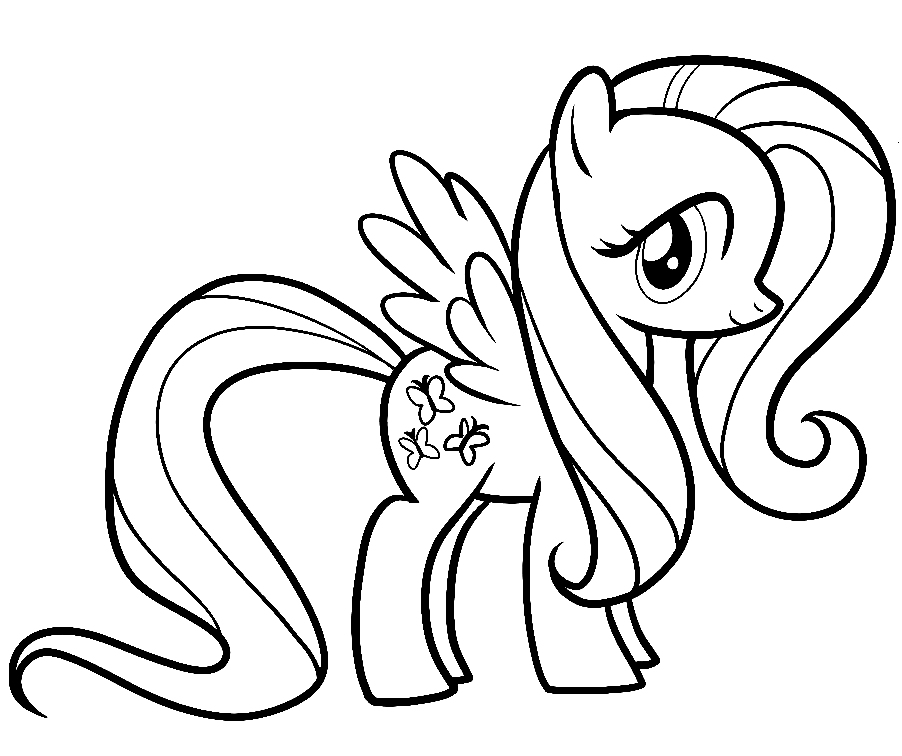 Rainbow Dash Coloring Pages Printable for Free Download