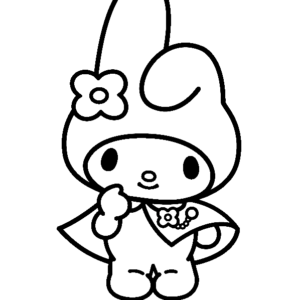 My Melody Coloring Pages Printable for Free Download