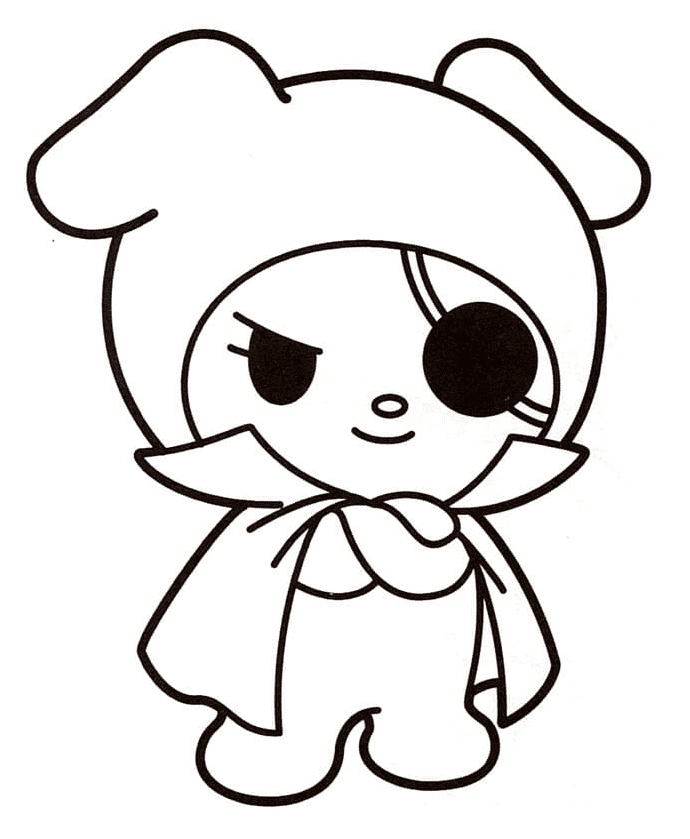 My Melody Coloring Pages Printable for Free Download