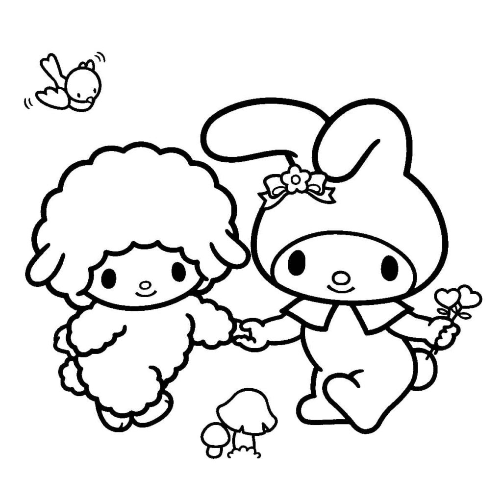 My Melody Coloring Pages Printable For Free Download 0359