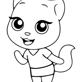 Talking Angela Coloring Pages Printable For Free Download