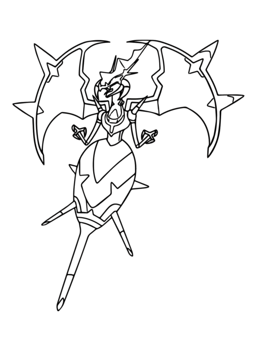 Naganadel Coloring Pages Printable for Free Download