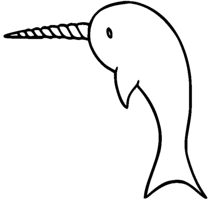 Narwhal Coloring Pages Printable for Free Download