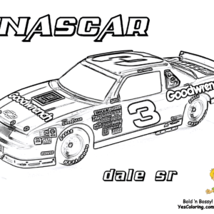 Racing Car Coloring Pages Printable for Free Download