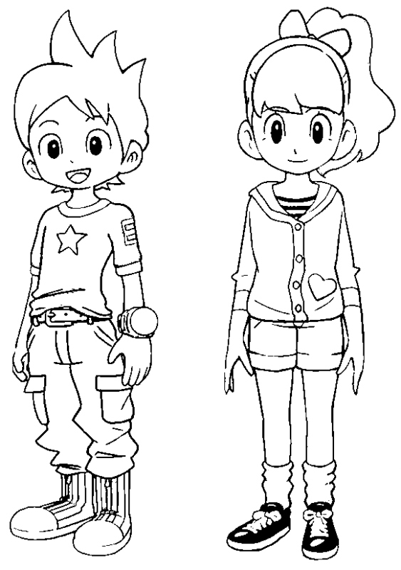 Yo Kai Watch Coloring Pages Printable for Free Download