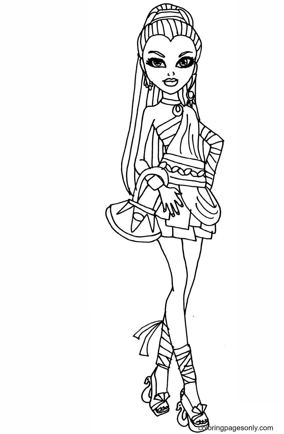 Monster High Coloring Pages Printable for Free Download