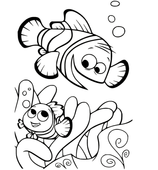 Finding Nemo Coloring Pages Printable for Free Download