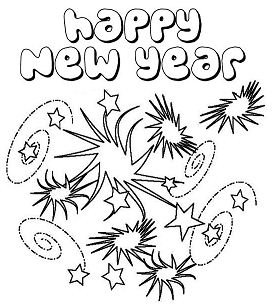 New Years Coloring Pages Printable for Free Download