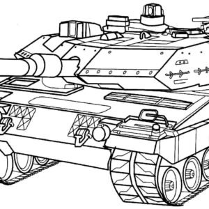 Tank Coloring Pages Printable for Free Download