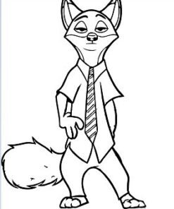 Zootopia Coloring Pages Printable for Free Download