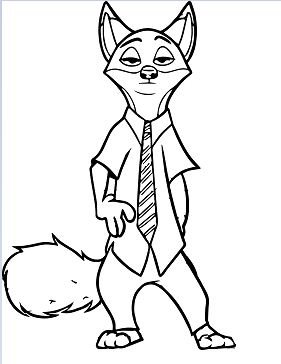 Zootopia Coloring Pages Printable for Free Download