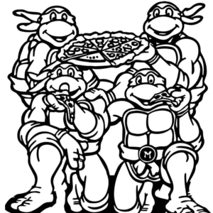 Pizza Coloring Pages Printable for Free Download