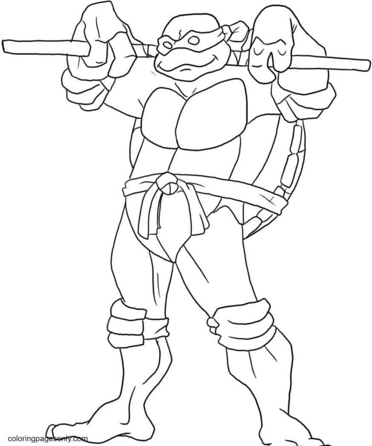 Ninja Coloring Pages Printable for Free Download