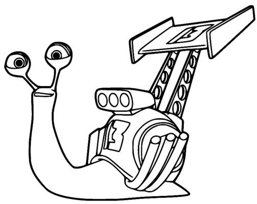 Turbo Coloring Pages Printable for Free Download