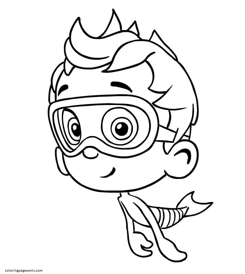 Bubble Guppies Coloring Pages Printable for Free Download