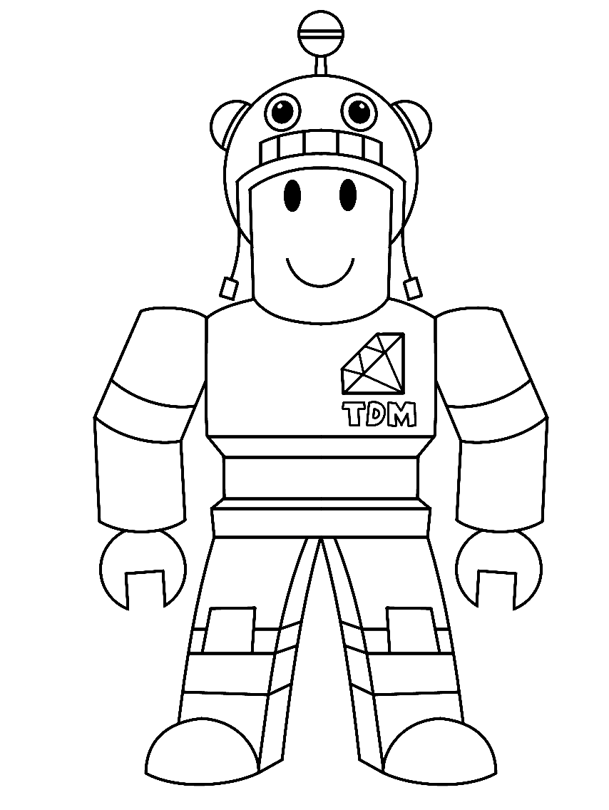 Roblox - Free printable Coloring pages for kids