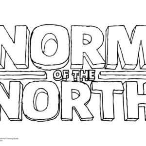 norm of the north coloring page ideas