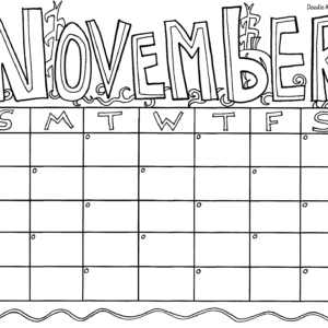 November Coloring Pages Printable for Free Download