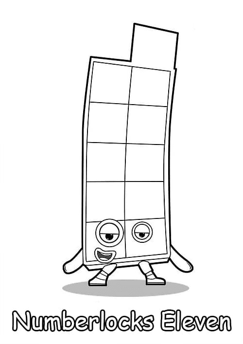 Numberblocks Coloring Pages Printable for Free Download