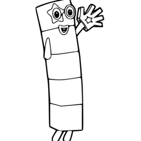 Numberblocks Coloring Pages Printable for Free Download