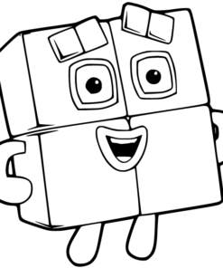 Numberblocks Coloring Pages Printable for Free Download