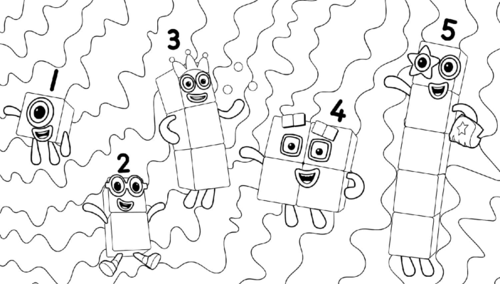 Numberblocks Coloring Pages Printable for Free Download