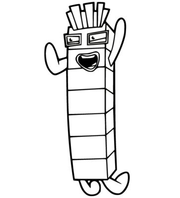 Numberblocks Coloring Pages Printable for Free Download