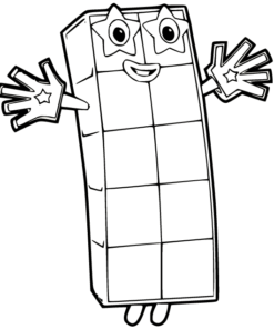 Numberblocks Coloring Pages Printable for Free Download