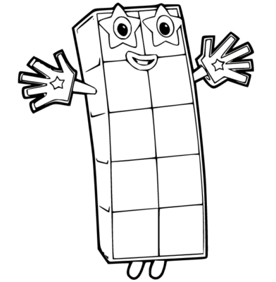 Numberblocks Coloring Pages Printable for Free Download