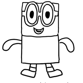 Numberblocks Coloring Pages Printable for Free Download