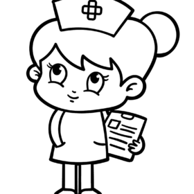 Nurse Coloring Pages Printable for Free Download