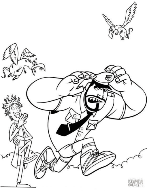 Cloudy with a Chance of Meatballs Coloring Pages Printable for Free ...