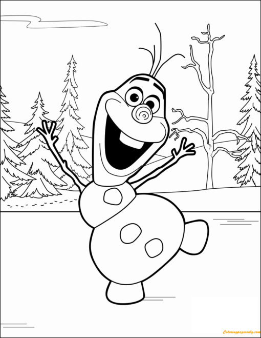 Olaf Coloring Pages Printable for Free Download