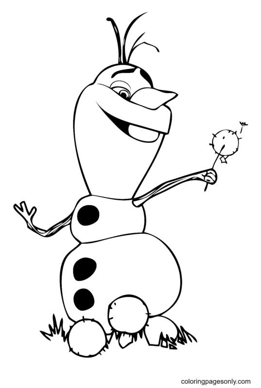 Olaf Coloring Pages Printable for Free Download