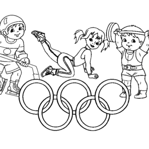 Football at the Summer Olympics coloring page printable game